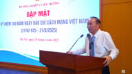 Báo chí là động lực cho sự nghiệp phát triển ngành Nông nghiệp và Môi trường