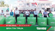 Tặng bồn chứa, máy lọc nước cho người dân Cà Mau