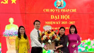 Chi bộ Vụ Pháp chế đoàn kết, kỷ cương, đổi mới trong xây dựng pháp luật