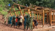 Mường Nhé xây dựng lực lượng ứng phó thiên tai