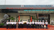 TKV gắn biển công trình chào mừng Đại hội đại biểu Đảng bộ Chính phủ