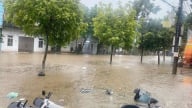 Mưa lớn gây ngập úng nhiều tuyến đường ở Lào Cai