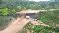 Lũ sông Mã dâng cao, ngập băng cả trạm biến áp nhà máy thủy điện