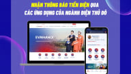 EVNHANOI số hóa dịch vụ, gửi tiền điện tự động cho khách