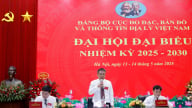 Phiên trù bị Đại hội đại biểu Đảng bộ Cục Đo đạc, Bản đồ và Thông tin địa lý Việt Nam
