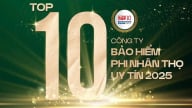 Bảo hiểm Agribank vào Top doanh nghiệp bảo hiểm phi nhân thọ uy tín năm 2025