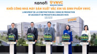 Tổng thống Pháp bấm nút khởi công nhà máy vacxin