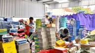 Phát hiện gần 5000 sản phẩm giầy dép, quần áo trẻ em nhập lậu