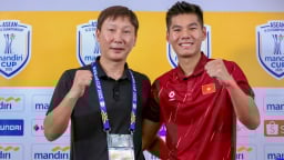 HLV Kim Sang Sik hài lòng với chiến thắng của U23 Việt Nam