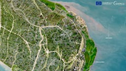 Hệ sinh thái ĐBSCL lọt vào 'Bức ảnh của ngày' của vệ tinh Copernicus