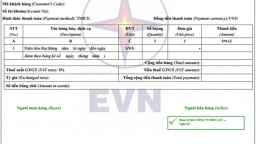 Triển khai mẫu hóa đơn tiền điện mới từ 1/6