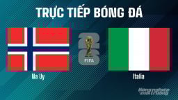 Trực tiếp Na Uy vs Italia tại vòng loại World Cup 2026 ngày 7/6/2025