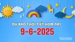 Thời tiết hôm nay 9/6/2025: Dự báo nắng nóng ở Trung Bộ