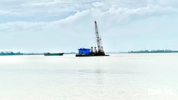 Đồng Tháp dự kiến đấu giá quyền khai thác 3 mỏ cát gần 54 ha