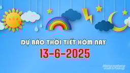 Dự báo thời tiết hôm nay 14/6/2025 mới nhất