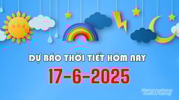 Dự báo thời tiết hôm nay 17/6/2025: Cảnh báo mưa lớn ở Bắc Bộ
