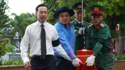Lễ truy điệu, an táng 32 hài cốt liệt sĩ quân tình nguyện Việt Nam