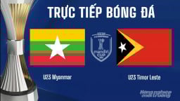 Trực tiếp Myanmar vs Timor Leste giải U23 ĐNÁ 2025 trên VTV Cần Thơ ngày 16/7