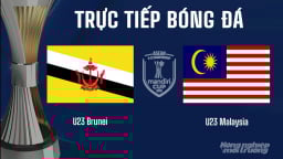 Trực tiếp Brunei vs Malaysia giải U23 ĐNÁ 2025 trên VTV5 hôm nay 18/7