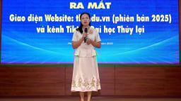 Trường đầu ngành thủy lợi nâng chuẩn trải nghiệm bằng website mới