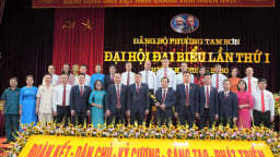 168 đại biểu dự Đại hội đại biểu Đảng bộ phường Tam Sơn lần thứ I
