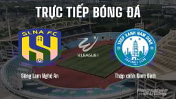 Trực tiếp Sông Lam Nghệ An vs Nam Định giải V-League 2025/26 hôm nay 23/8/2025