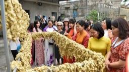 Làng nghề dệt đũi chuyên làm sản phẩm cho các nguyên thủ