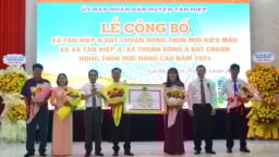 Niềm vui thụ hưởng thành quả nông thôn mới