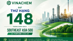 Vinachem lần đầu được vinh danh bảng xếp hạng Fortune SEA 500 năm 2026