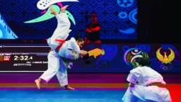Các cô gái vàng karate Việt Nam giành HCV châu Á 2025