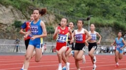 Hàng trăm vận động viên điền kinh trẻ lên Lai Châu tranh tài