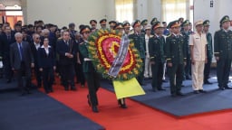 Lễ viếng nguyên Chủ tịch nước Trần Đức Lương tại Quảng Ngãi