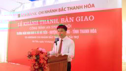 Agribank Bắc Thanh Hóa tài trợ hơn 7 tỷ đồng xây dựng Trường Mầm non