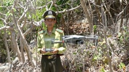 Flycam tuần tra rừng - 'mắt thần' canh lửa mùa khô