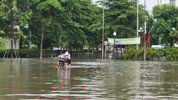 TP Bắc Giang ngập cục bộ, cảnh báo tiếp tục mưa lớn