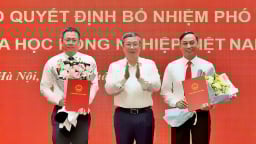 Viện Khoa học Nông nghiệp Việt Nam có 2 tân phó giám đốc