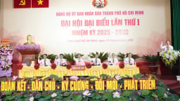 Đại hội Đảng bộ UBND TP.HCM: Xây dựng đô thị hiện đại, bền vững