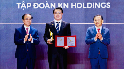 KN Holdings được vinh danh Top 10 Doanh nghiệp Bất động sản hàng đầu Việt Nam