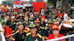 Hàng vạn người đón chờ Lễ diễu binh, diễu hành