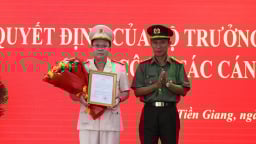 Đại tá Nguyễn Minh Tân phụ trách Công an tỉnh Tiền Giang