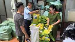 Tiêu hủy gạo và bao bì giả mạo nhãn hiệu ST25
