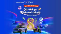 KienlongBank tung 'siêu bão' quà tặng 8 tỷ đồng mừng sinh nhật 30 năm