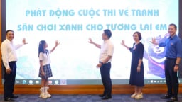 Khởi động cuộc thi vẽ tranh 'Sân chơi xanh cho tương lai em'
