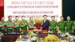 Chủ nhiệm Ủy ban Kiểm tra Trung ương thăm, chúc mừng Công an Hà Nội