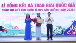 'Lời thỉnh cầu của đại dương' đoạt giải Nhất viết thư UPU năm 2025