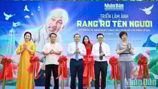 Báo Nhân Dân khai mạc triển lãm và ra mắt ấn phẩm đặc biệt kỷ niệm 135 năm Ngày sinh Chủ tịch Hồ Chí Minh