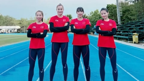 Điền kinh Việt Nam hụt ngôi vô địch châu Á nội dung 4x400m nữ