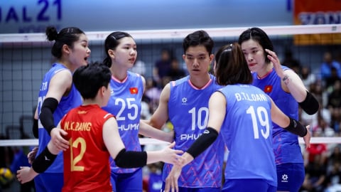Tuyển bóng chuyền nữ Việt Nam về nhì chặng 1 SEA V.League 2025