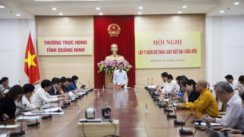Quảng Ninh: Nhiều ý kiến tâm huyết, trách nhiệm tham gia vào Dự thảo Luật Đất đai (sửa đổi)