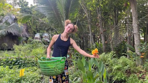 Nông trại hữu cơ đón du khách từ hơn 30 nước tới tham quan, trải nghiệm